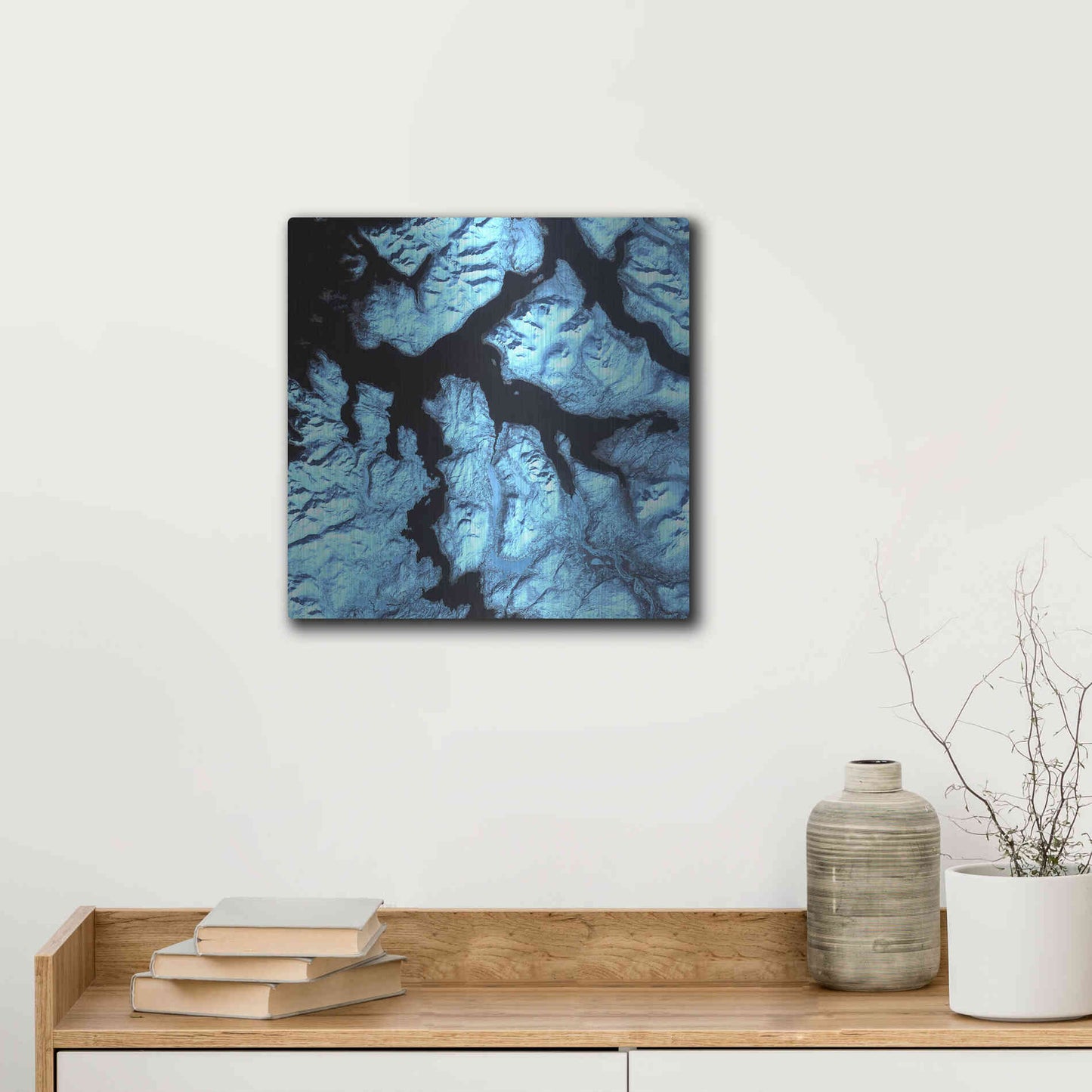 Luxe Metal Art 'Earth as Art: Northern Norway' Metal Wall Art,12x12