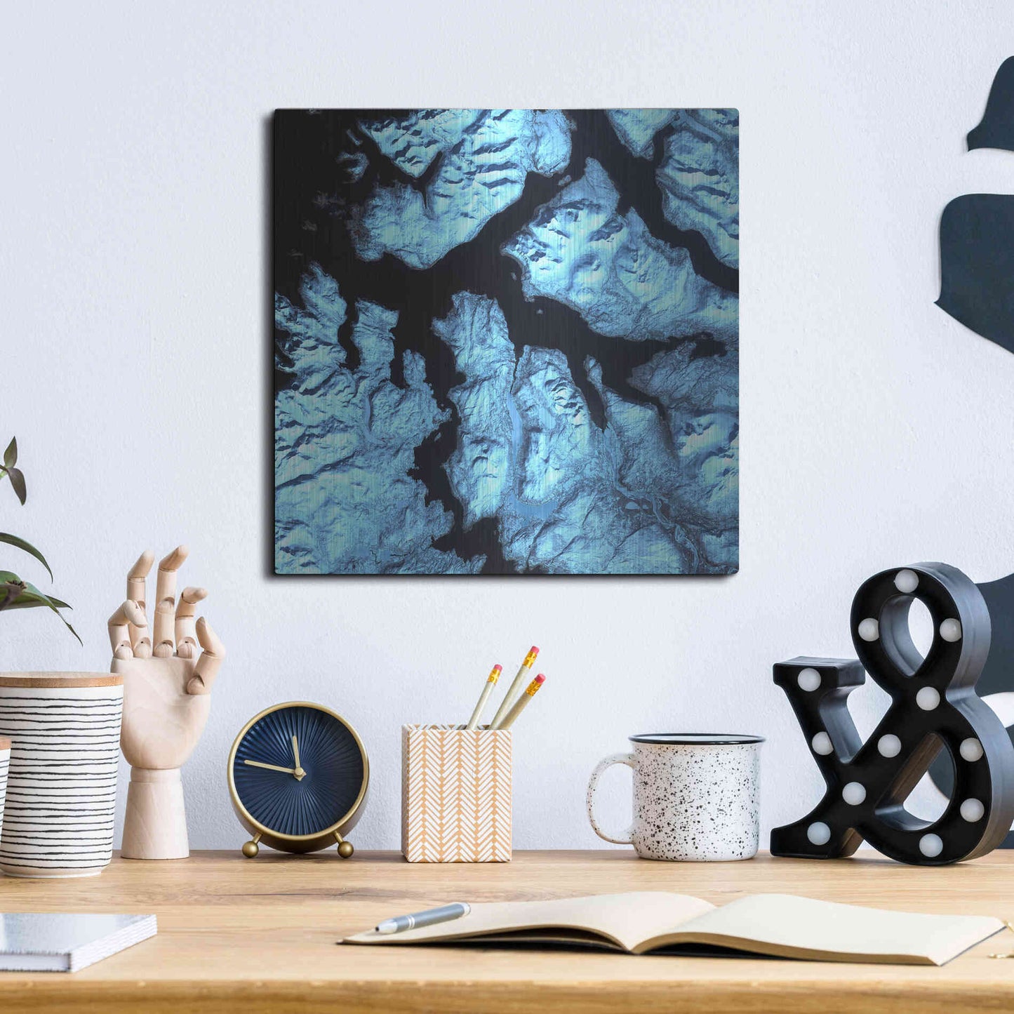 Luxe Metal Art 'Earth as Art: Northern Norway' Metal Wall Art,12x12