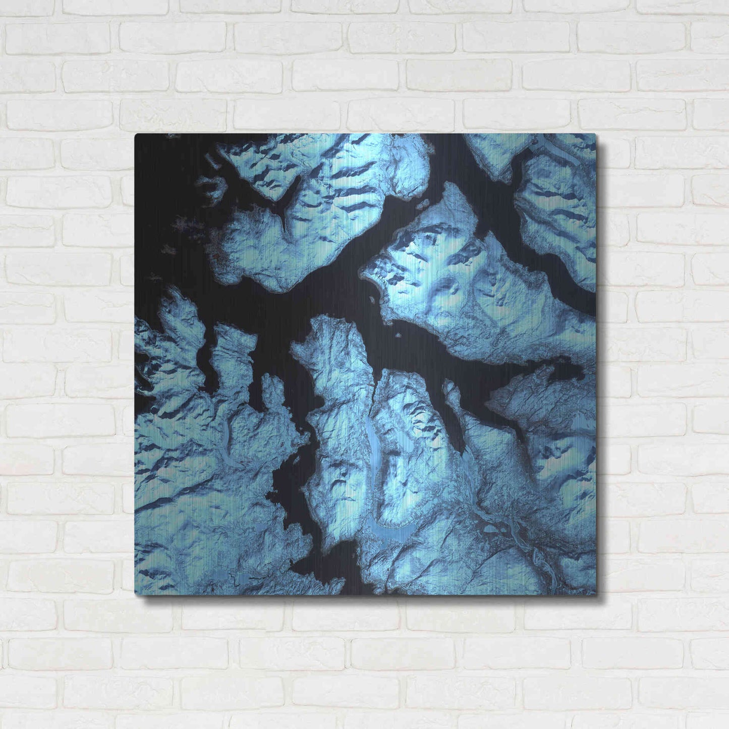 Luxe Metal Art 'Earth as Art: Northern Norway' Metal Wall Art,36x36