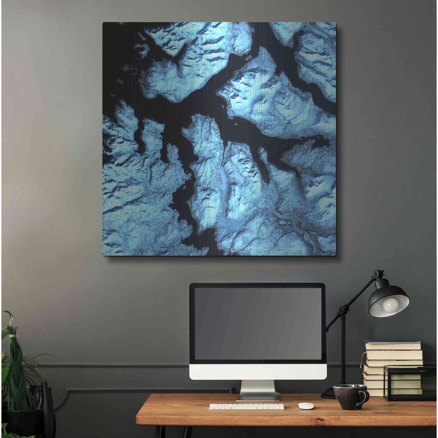 Luxe Metal Art 'Earth as Art: Northern Norway' Metal Wall Art,36x36