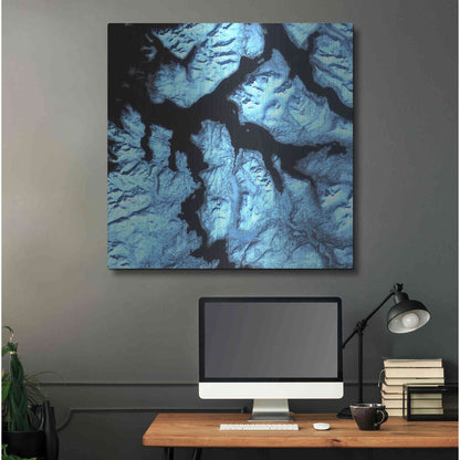 Luxe Metal Art 'Earth as Art: Northern Norway' Metal Wall Art,36x36