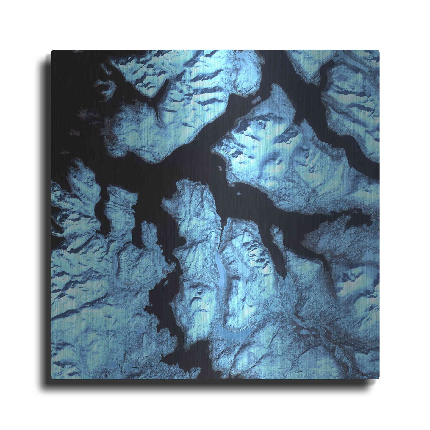 Luxe Metal Art 'Earth as Art: Northern Norway' Metal Wall Art