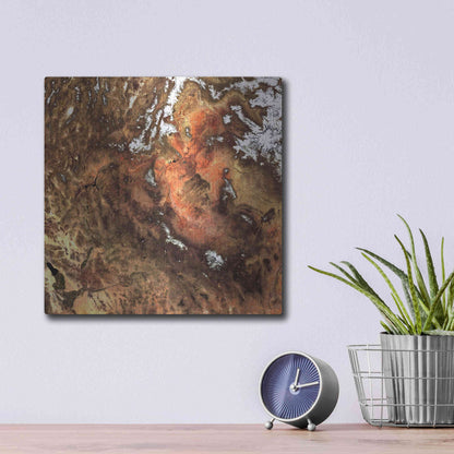 Luxe Metal Art 'Earth as Art: North America' Metal Wall Art,12x12