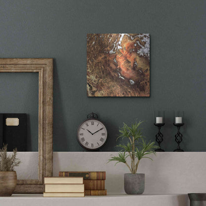 Luxe Metal Art 'Earth as Art: North America' Metal Wall Art,12x12