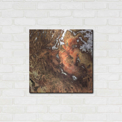 Luxe Metal Art 'Earth as Art: North America' Metal Wall Art,24x24