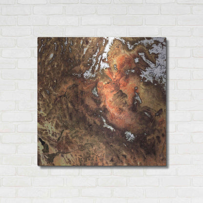 Luxe Metal Art 'Earth as Art: North America' Metal Wall Art,36x36