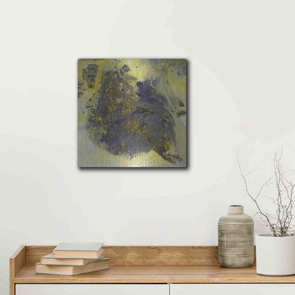 Luxe Metal Art 'Earth as Art: Pinacate Volcano' Metal Wall Art,12x12