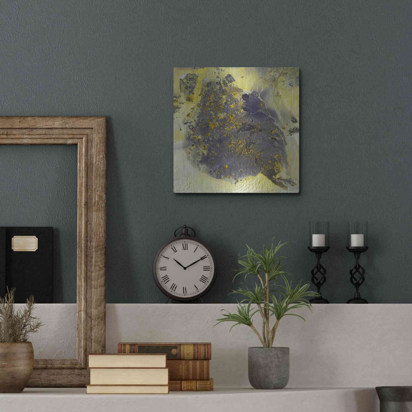 Luxe Metal Art 'Earth as Art: Pinacate Volcano' Metal Wall Art,12x12