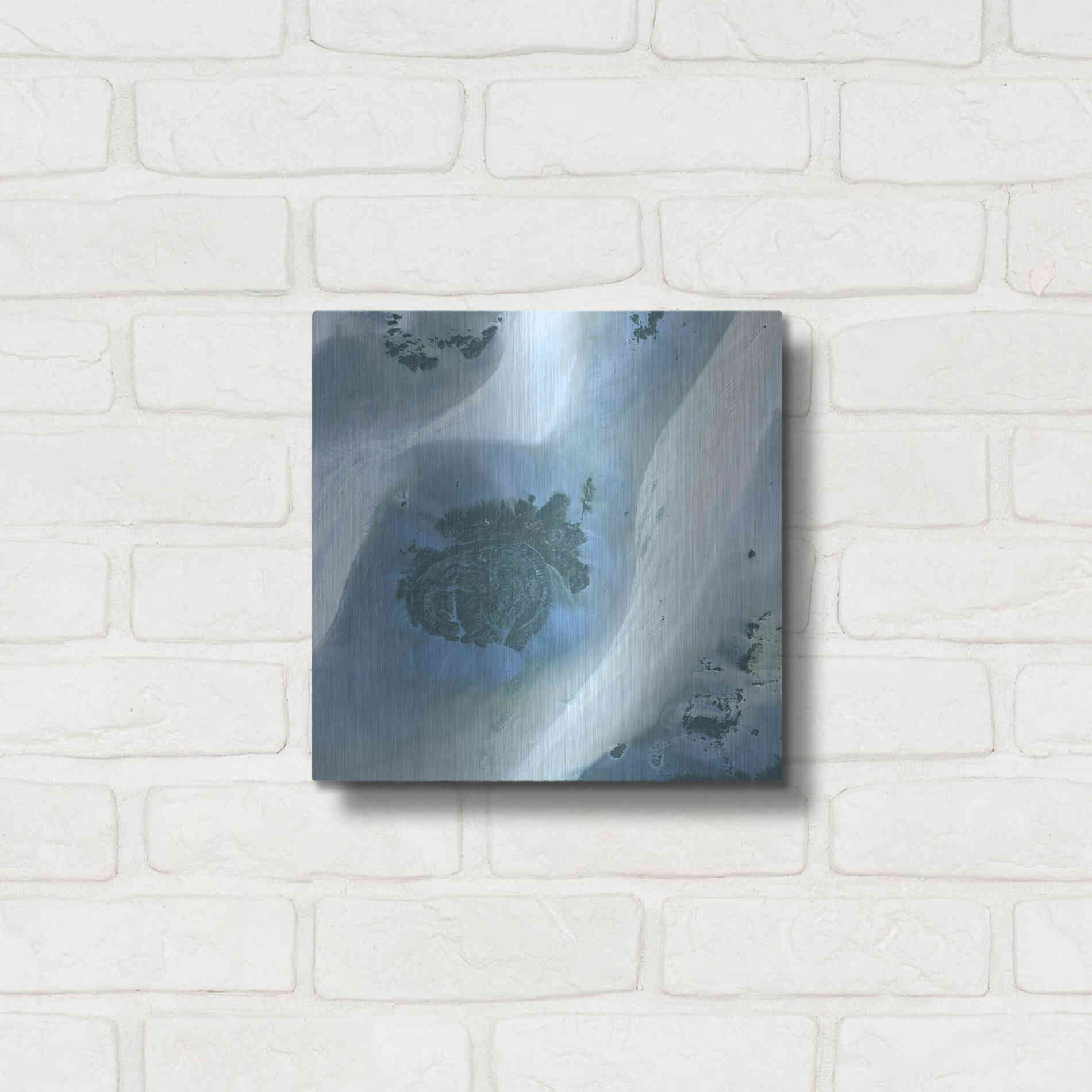 Luxe Metal Art 'Earth as Art: Sahara Desert' Metal Wall Art,12x12