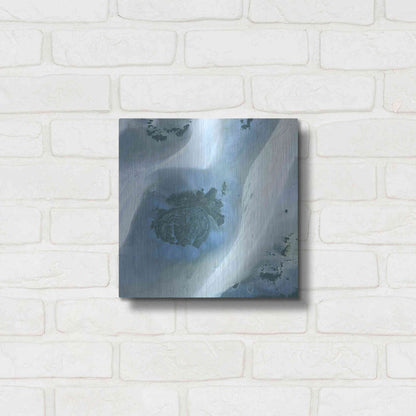 Luxe Metal Art 'Earth as Art: Sahara Desert' Metal Wall Art,12x12