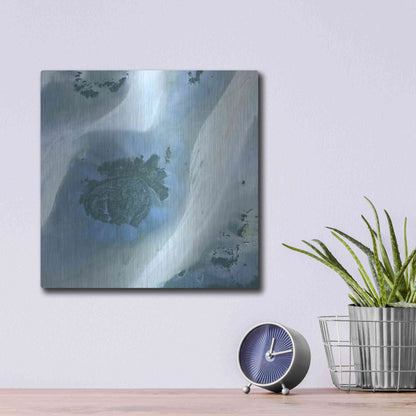 Luxe Metal Art 'Earth as Art: Sahara Desert' Metal Wall Art,12x12