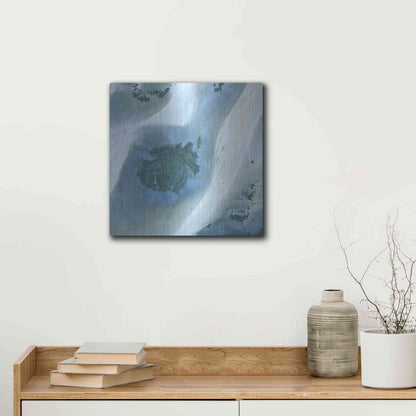 Luxe Metal Art 'Earth as Art: Sahara Desert' Metal Wall Art,12x12