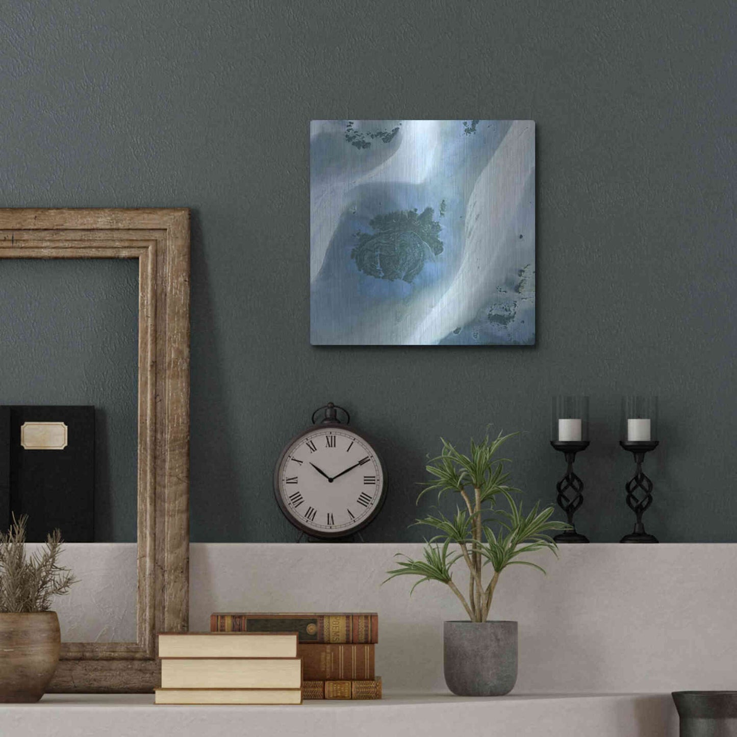 Luxe Metal Art 'Earth as Art: Sahara Desert' Metal Wall Art,12x12