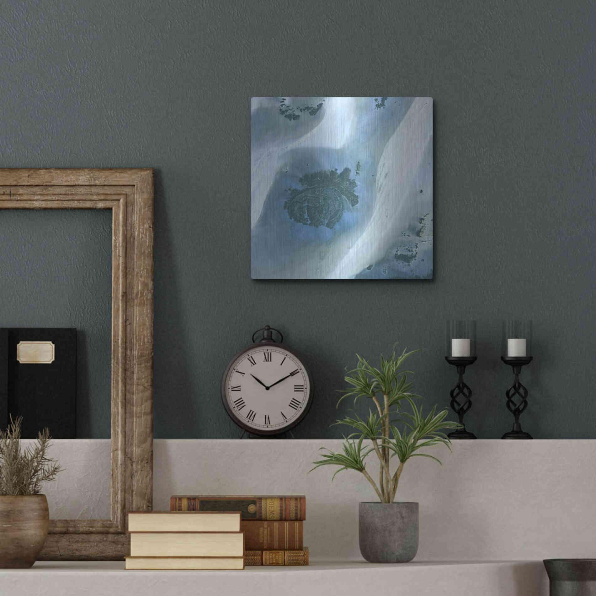 Luxe Metal Art 'Earth as Art: Sahara Desert' Metal Wall Art,12x12