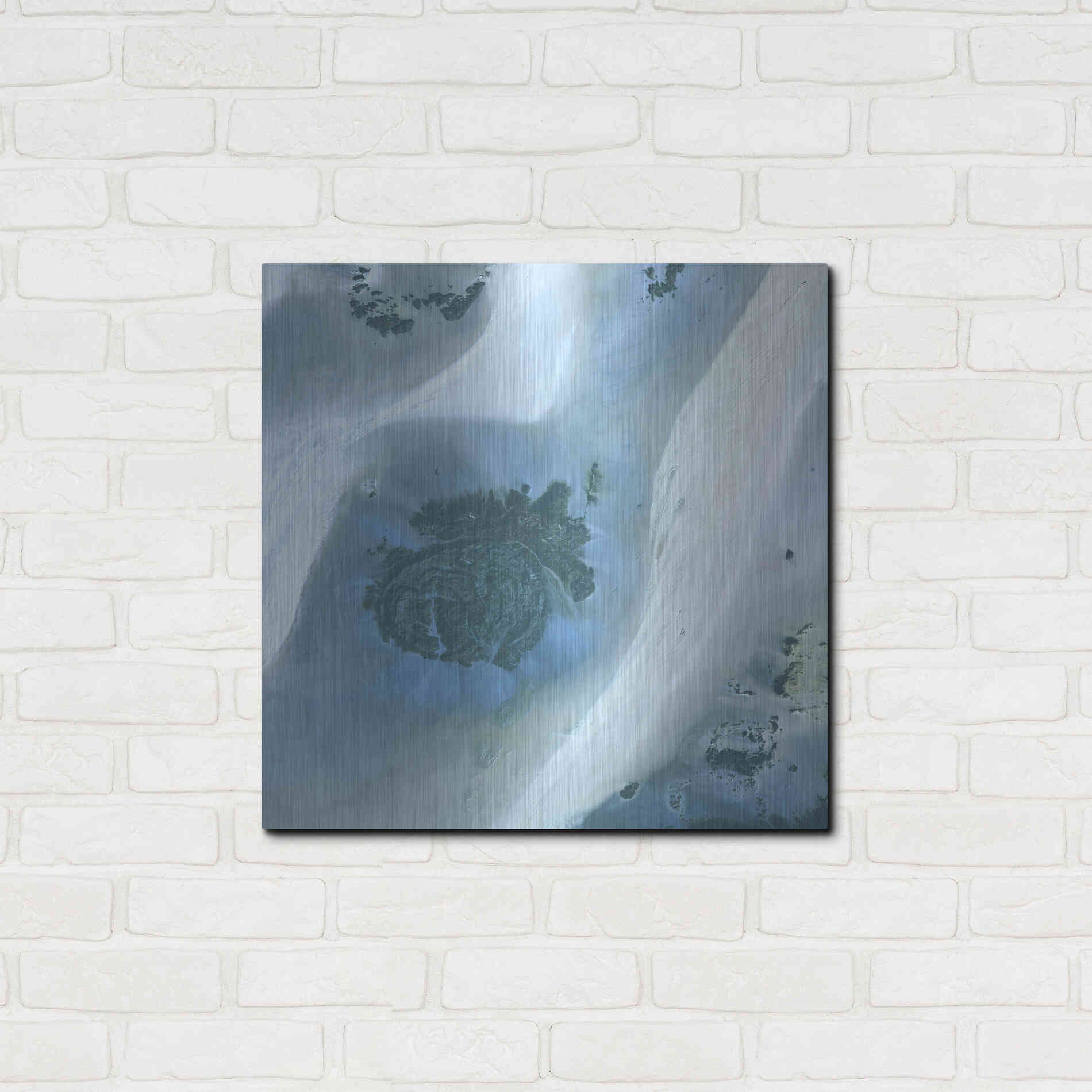 Luxe Metal Art 'Earth as Art: Sahara Desert' Metal Wall Art,24x24