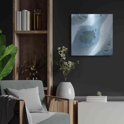 Luxe Metal Art 'Earth as Art: Sahara Desert' Metal Wall Art,24x24