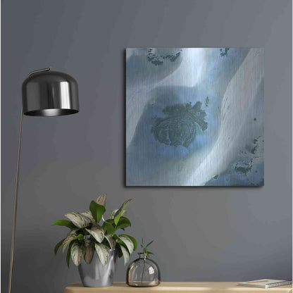 Luxe Metal Art 'Earth as Art: Sahara Desert' Metal Wall Art,24x24