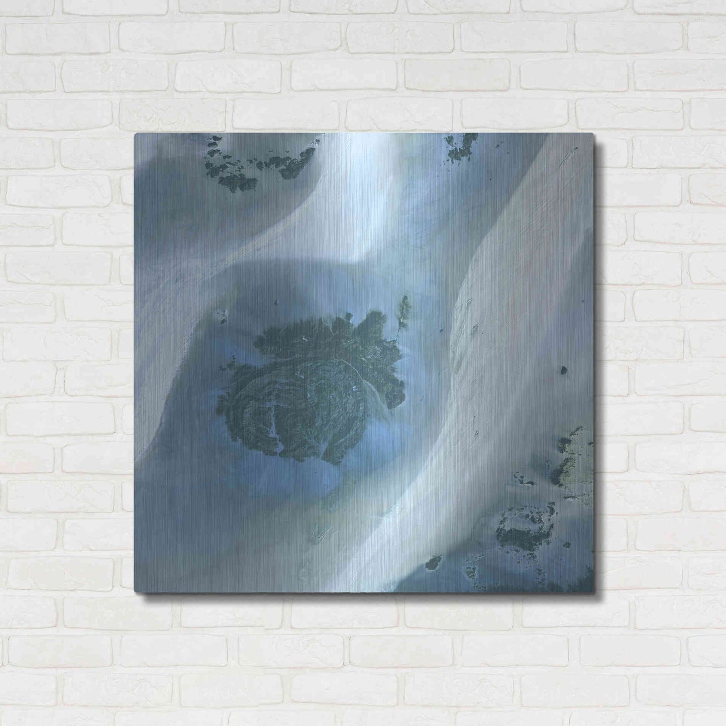 Luxe Metal Art 'Earth as Art: Sahara Desert' Metal Wall Art,36x36