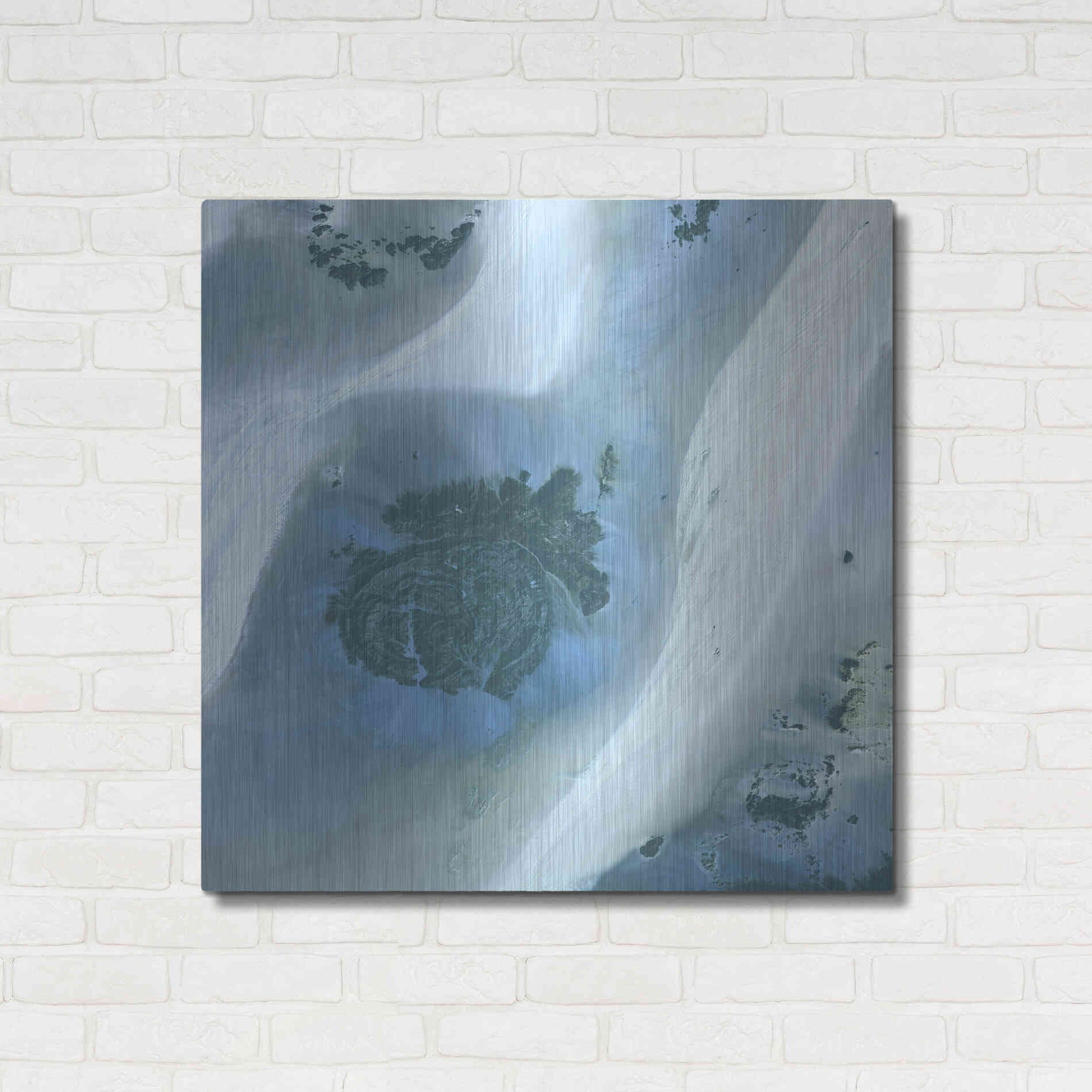 Luxe Metal Art 'Earth as Art: Sahara Desert' Metal Wall Art,36x36