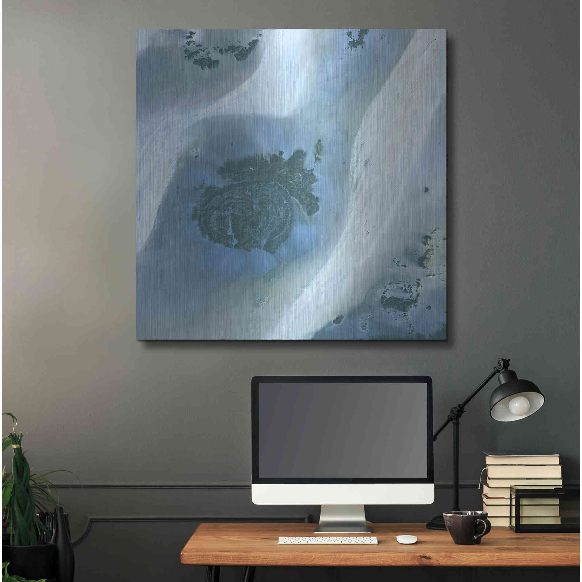 Luxe Metal Art 'Earth as Art: Sahara Desert' Metal Wall Art,36x36