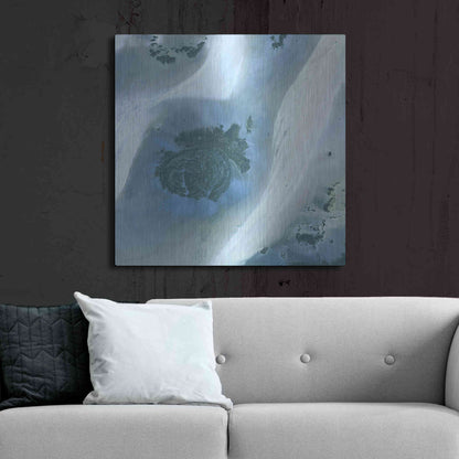 Luxe Metal Art 'Earth as Art: Sahara Desert' Metal Wall Art,36x36