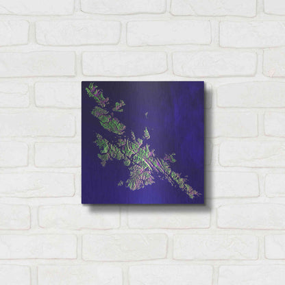 Luxe Metal Art 'Earth as Art: Shetland Islands' Metal Wall Art,12x12