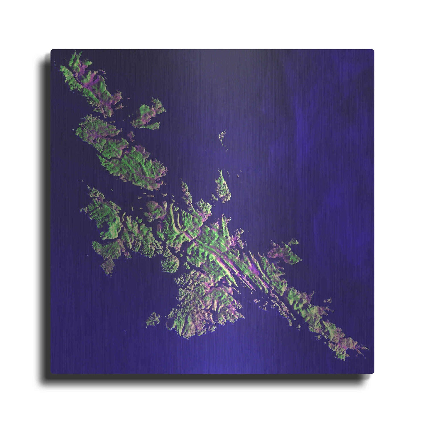 Luxe Metal Art 'Earth as Art: Shetland Islands' Metal Wall Art