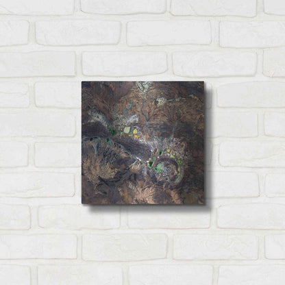 Luxe Metal Art 'Earth as Art: Shoemaker' Metal Wall Art,12x12