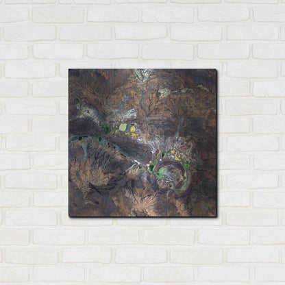 Luxe Metal Art 'Earth as Art: Shoemaker' Metal Wall Art,24x24