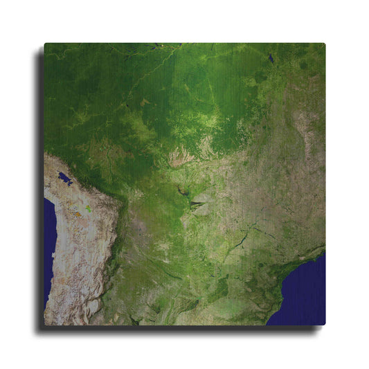 Luxe Metal Art 'Earth as Art: South America' Metal Wall Art