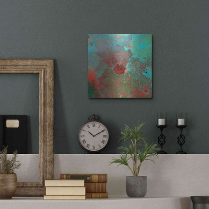 Luxe Metal Art 'Earth as Art: The Syrian Desert' Metal Wall Art,12x12