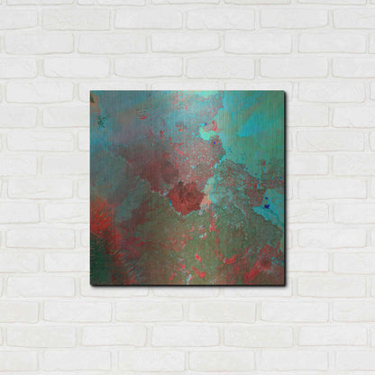 Luxe Metal Art 'Earth as Art: The Syrian Desert' Metal Wall Art,24x24