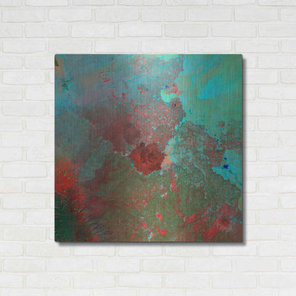 Luxe Metal Art 'Earth as Art: The Syrian Desert' Metal Wall Art,36x36