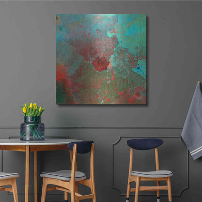 Luxe Metal Art 'Earth as Art: The Syrian Desert' Metal Wall Art,36x36