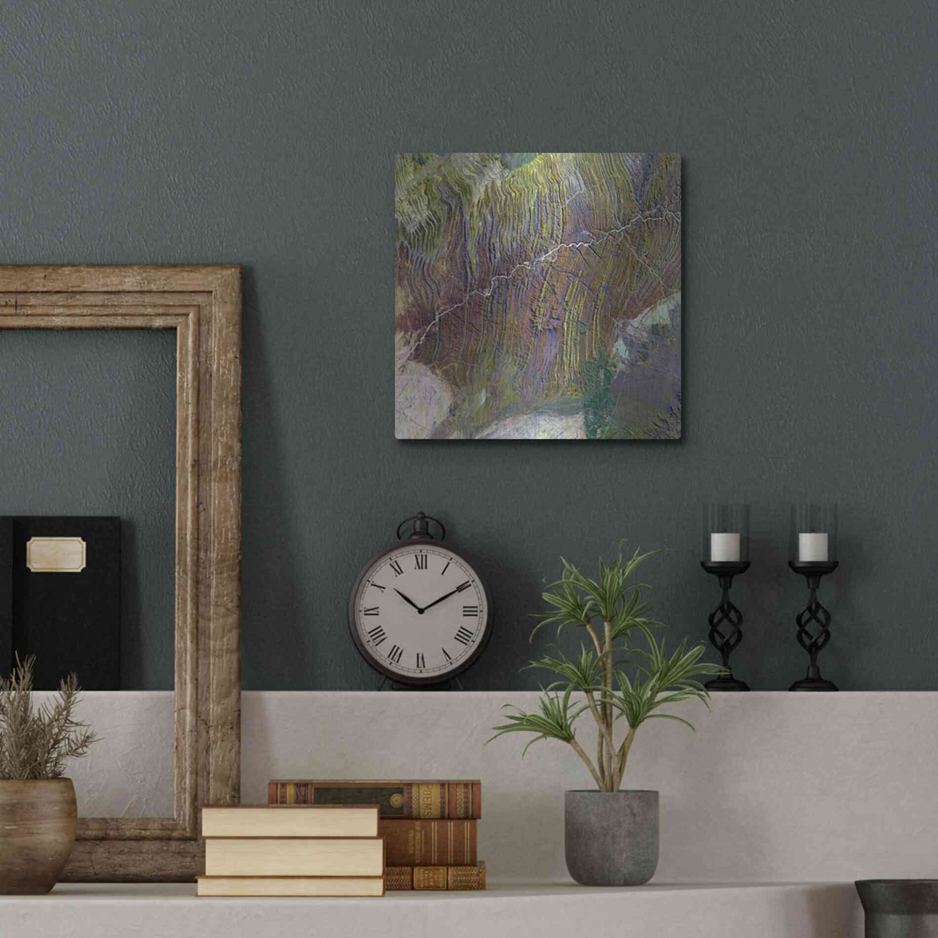 Luxe Metal Art 'Earth as Art: Ugab River' Metal Wall Art,12x12