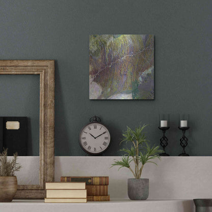Luxe Metal Art 'Earth as Art: Ugab River' Metal Wall Art,12x12