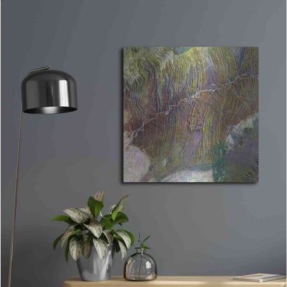 Luxe Metal Art 'Earth as Art: Ugab River' Metal Wall Art,24x24