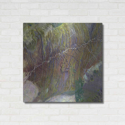 Luxe Metal Art 'Earth as Art: Ugab River' Metal Wall Art,36x36