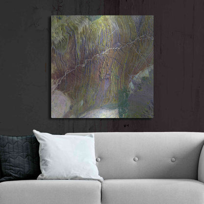 Luxe Metal Art 'Earth as Art: Ugab River' Metal Wall Art,36x36