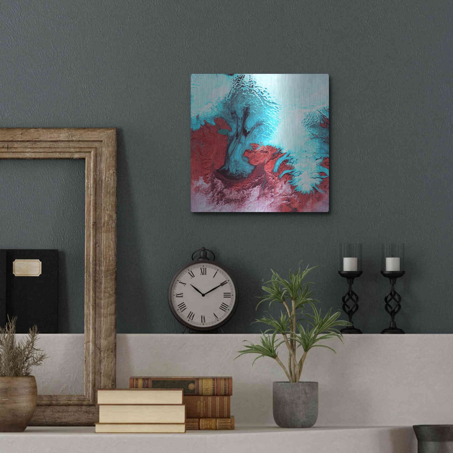 Luxe Metal Art 'Earth as Art: Vatnajokull' Metal Wall Art,12x12