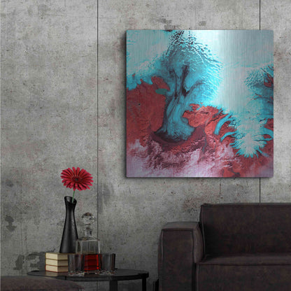 Luxe Metal Art 'Earth as Art: Vatnajokull' Metal Wall Art,36x36