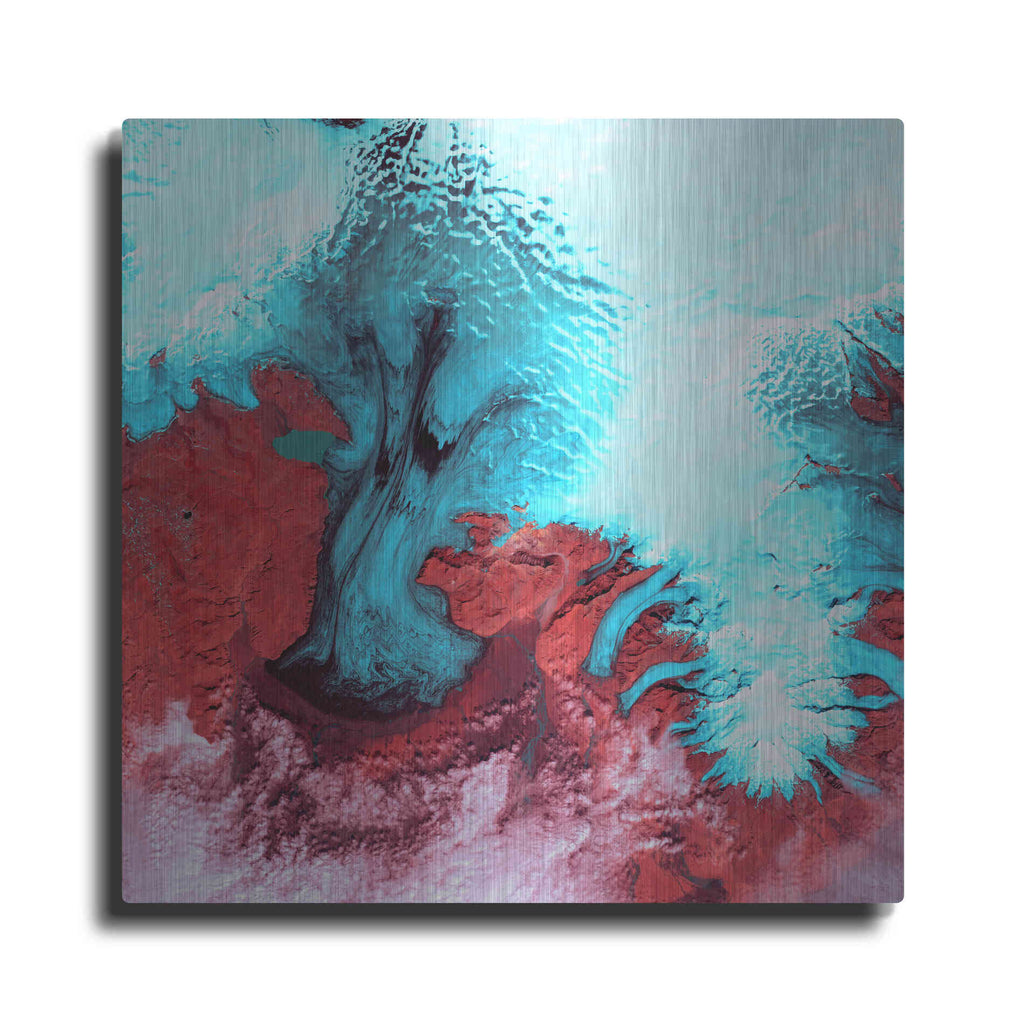 Luxe Metal Art 'Earth as Art: Vatnajokull' Metal Wall Art
