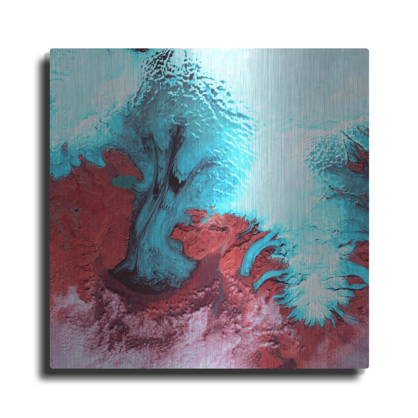 Luxe Metal Art 'Earth as Art: Vatnajokull' Metal Wall Art