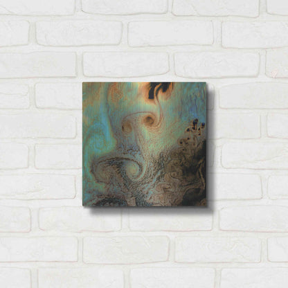 Luxe Metal Art 'Earth as Art: Von Karman Vortices' Metal Wall Art,12x12