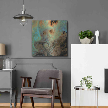 Luxe Metal Art 'Earth as Art: Von Karman Vortices' Metal Wall Art,24x24