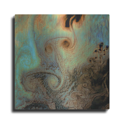 Luxe Metal Art 'Earth as Art: Von Karman Vortices' Metal Wall Art