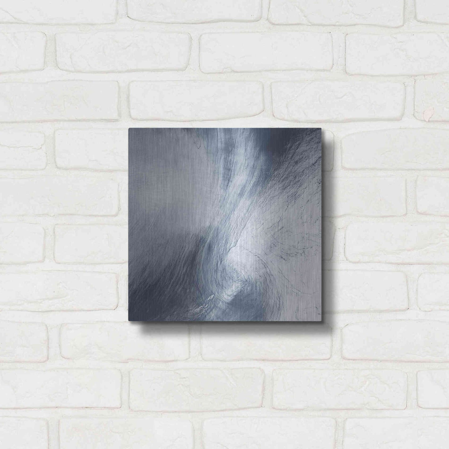 Luxe Metal Art 'Earth as Art: Whirlpool Clouds' Metal Wall Art,12x12