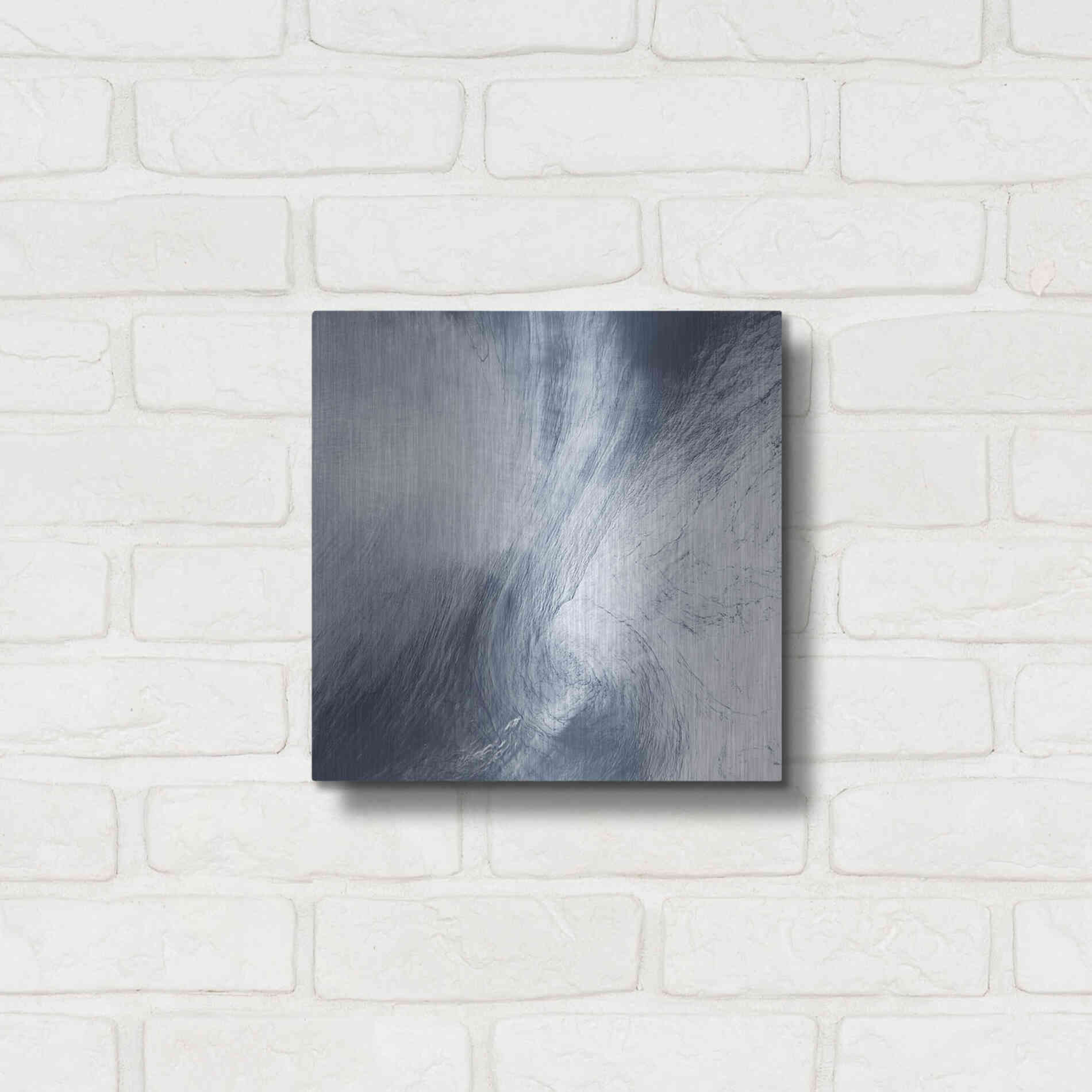 Luxe Metal Art 'Earth as Art: Whirlpool Clouds' Metal Wall Art,12x12