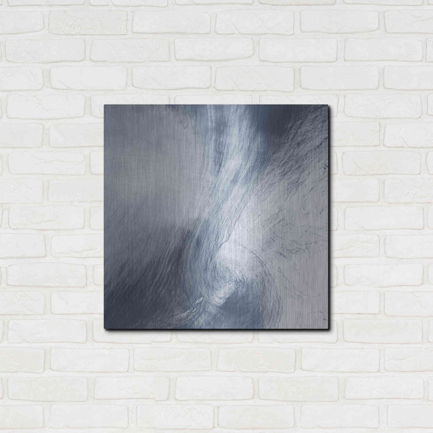 Luxe Metal Art 'Earth as Art: Whirlpool Clouds' Metal Wall Art,24x24