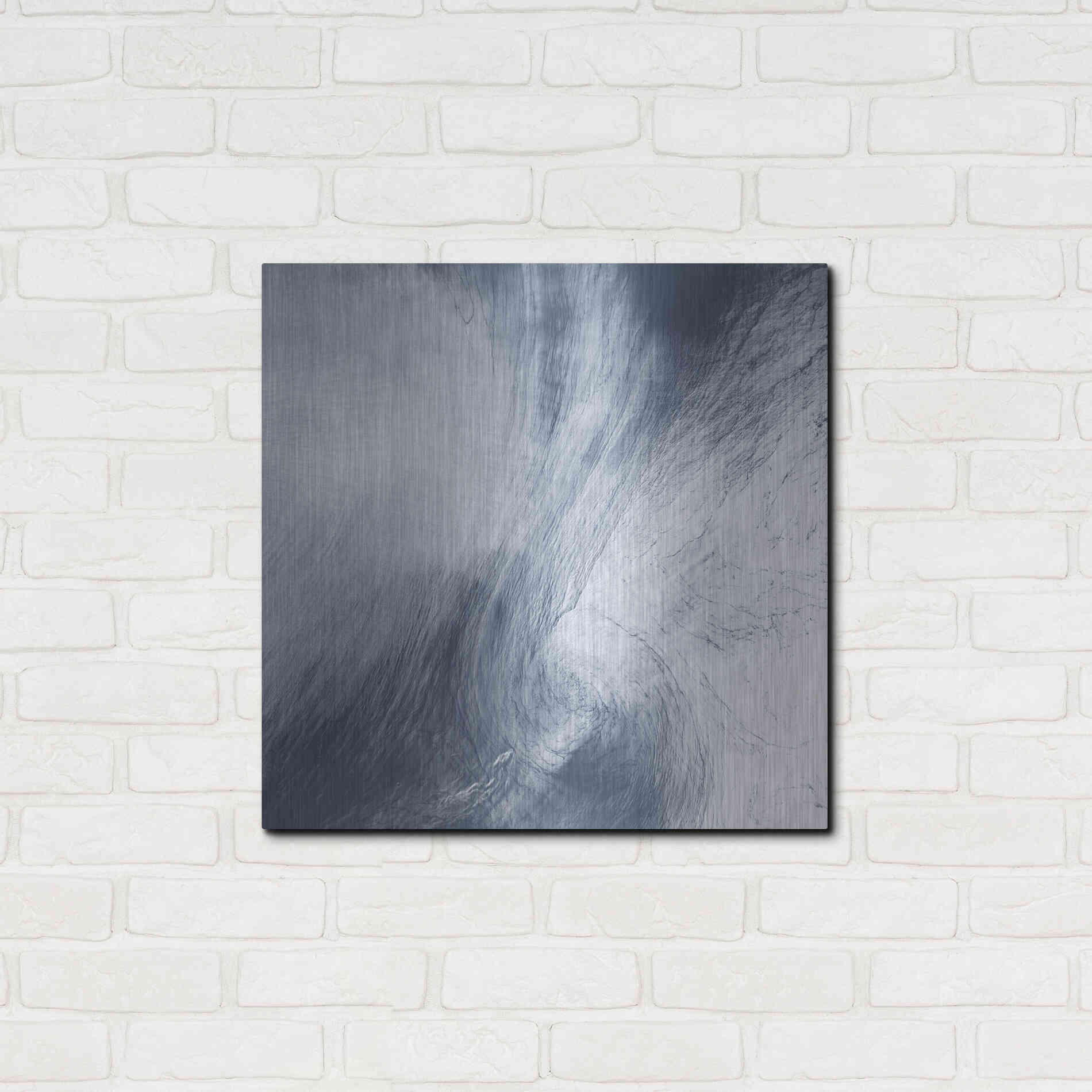 Luxe Metal Art 'Earth as Art: Whirlpool Clouds' Metal Wall Art,24x24
